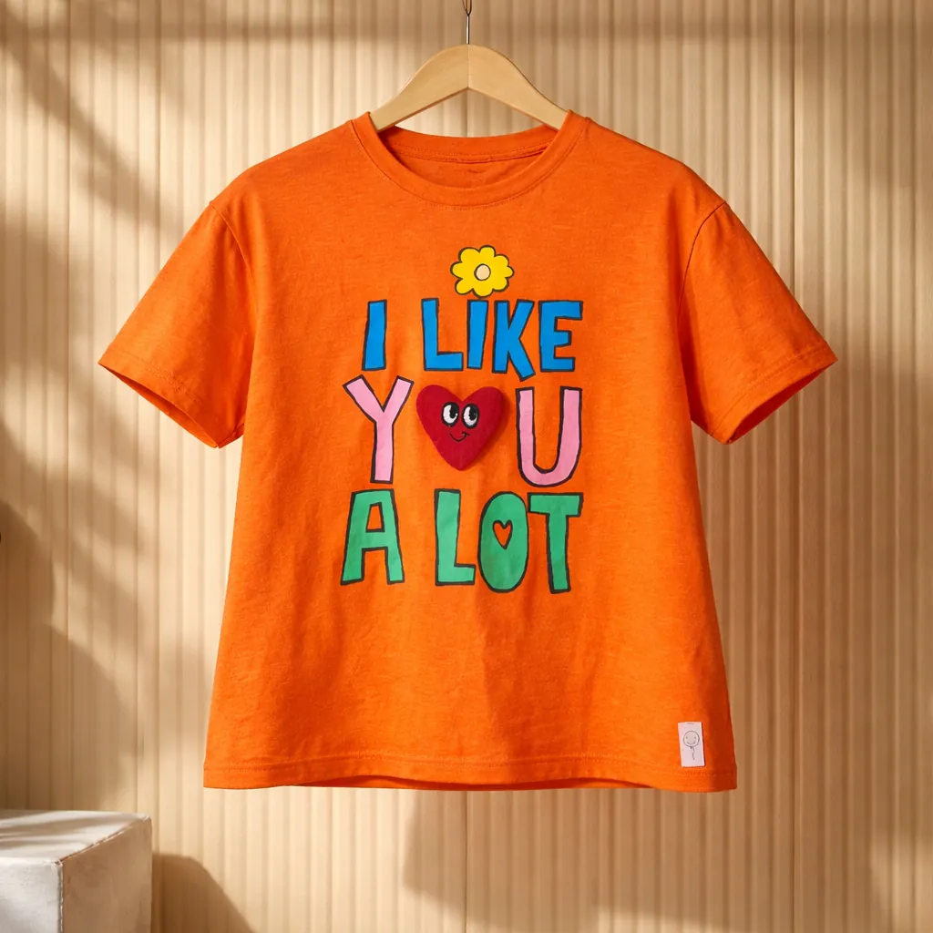 Детска тениска “ I like ❤️”