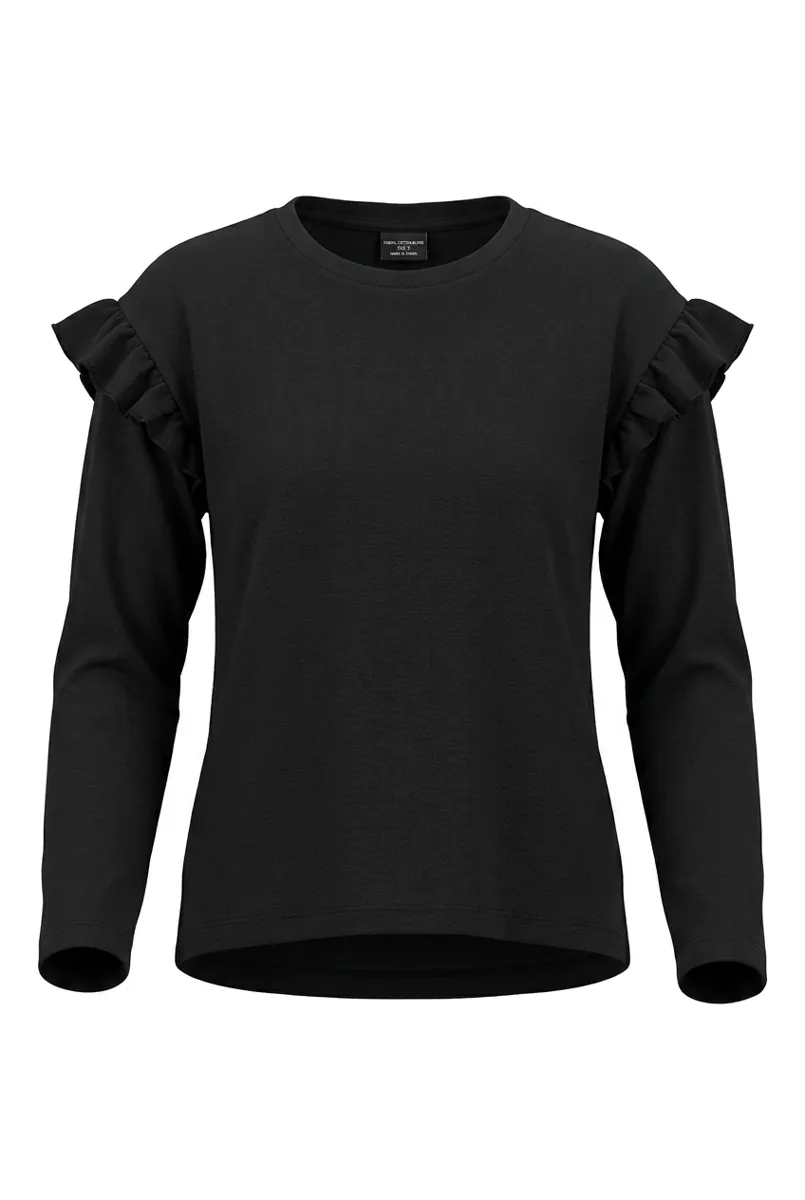 Детска блуза “ Black Ruffle”
