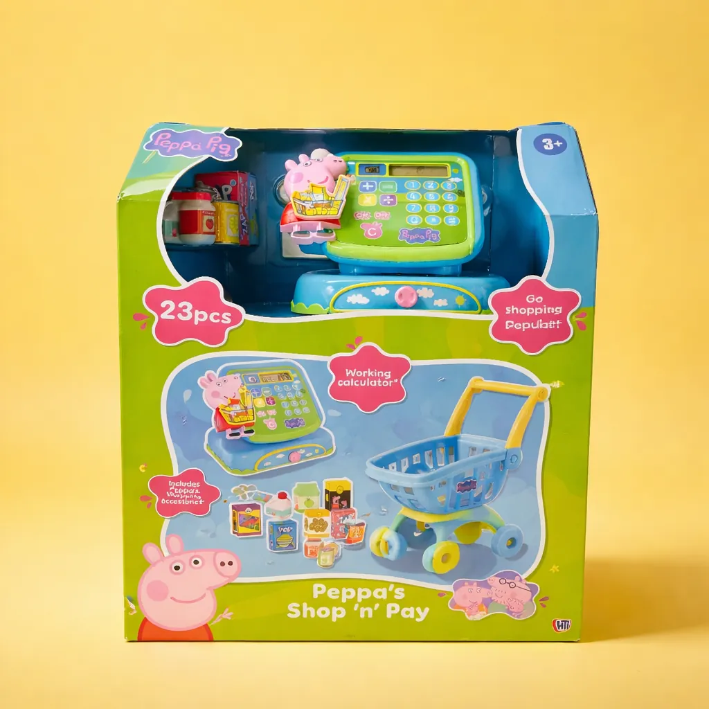 Детски касов апарат Peppa Pig Shop & Pay Set