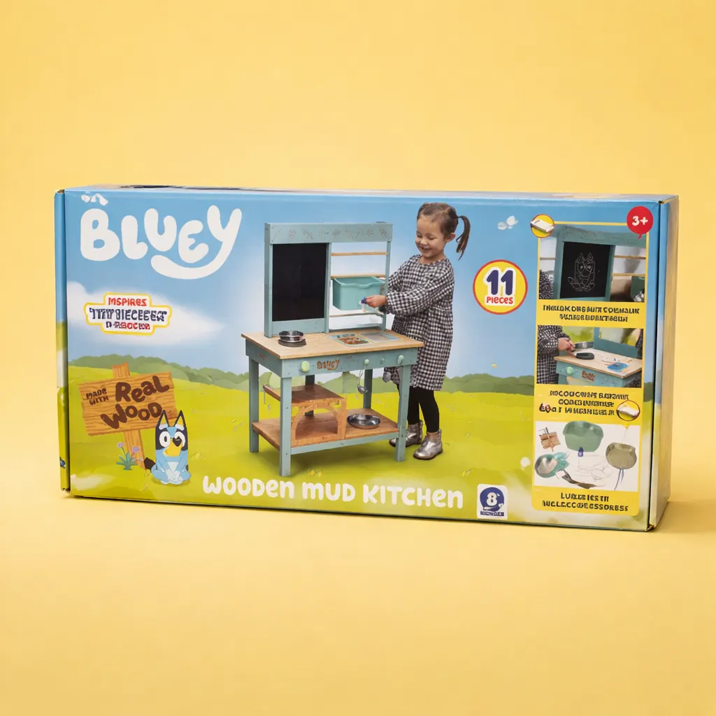 Детска дървена кухня “ Bluye”