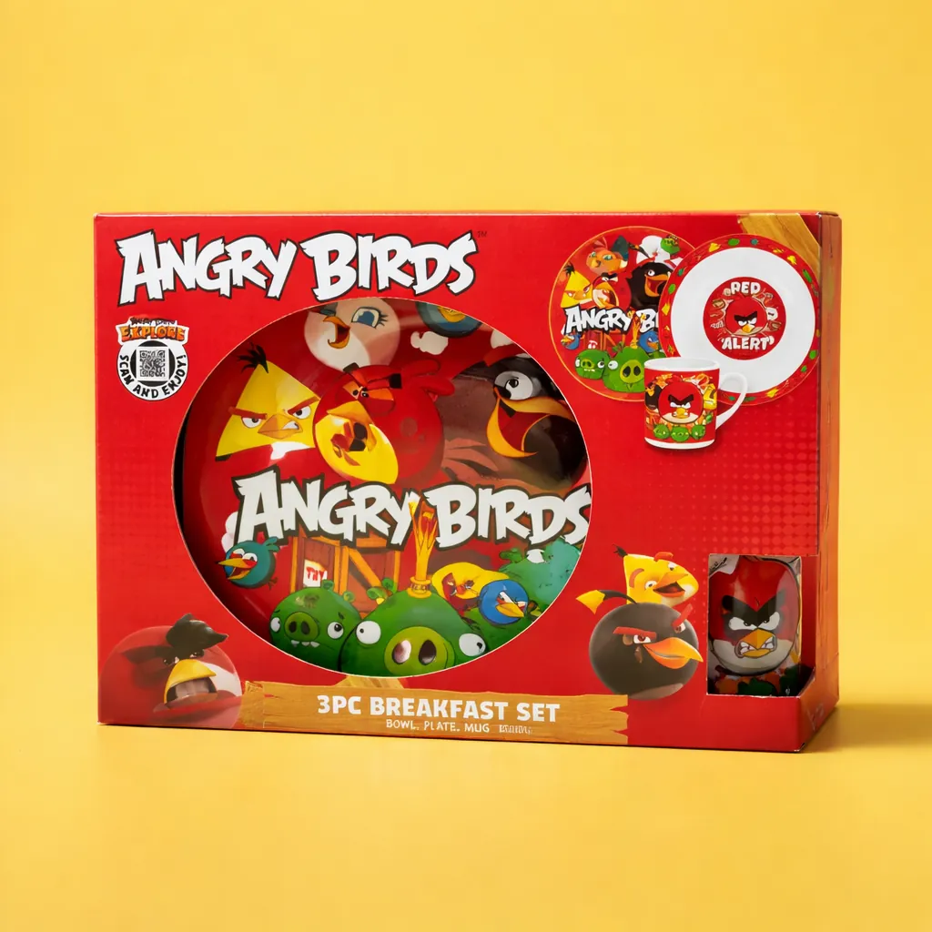 Детски комплект за хранене “ Angry birds”