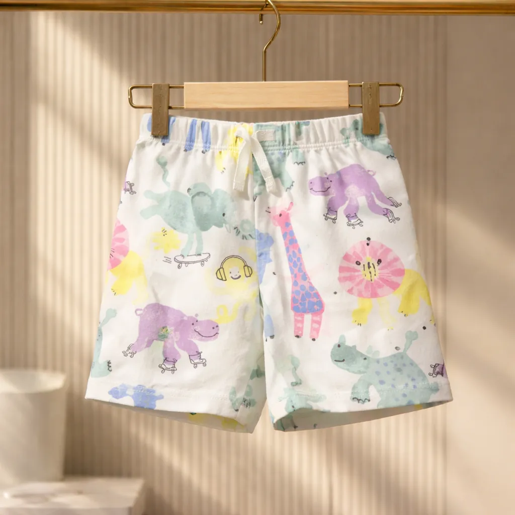 Детски къси панталони “ Zoo print”