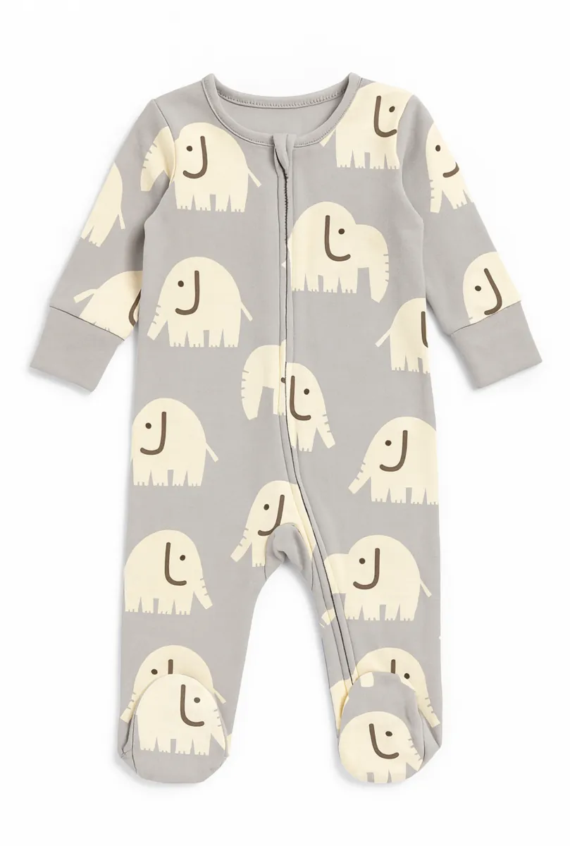 Бебешки ромпър “ Safari Elephant”