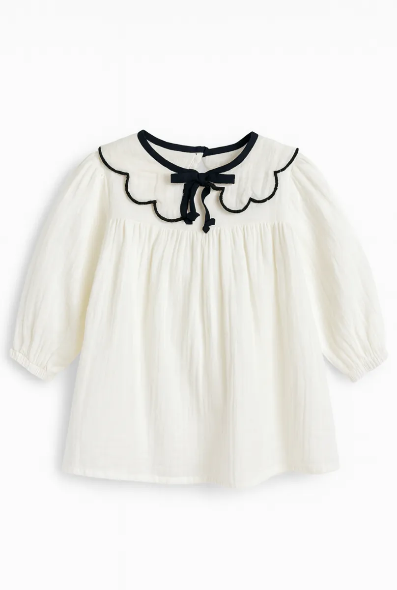 Детска рокля “ Cream girls dress”