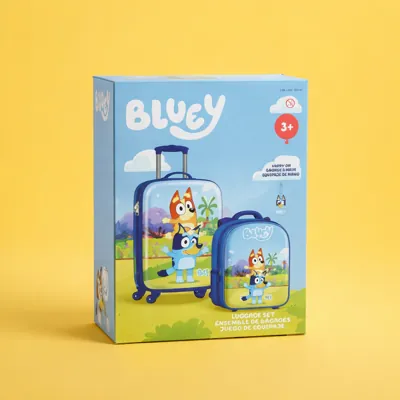 Детски комплект куфар и раница”Bluey Travel Set” 1
