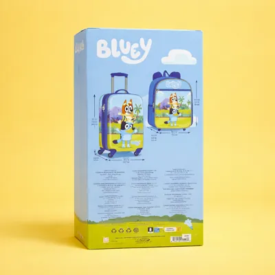 Детски комплект куфар и раница”Bluey Travel Set” 2