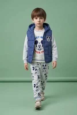 Бебешки комплект “ Mickey Mouse blue “