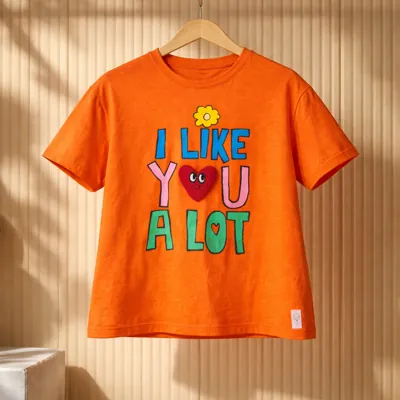 Детска тениска “ I like ❤️”