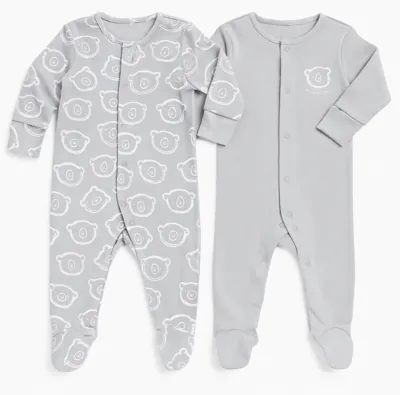 Бебешки ромпър “ Cuddle Bear Grey