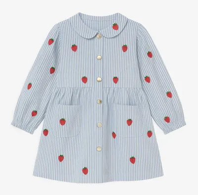 Детска рокля “ Strawberry Embroidery“